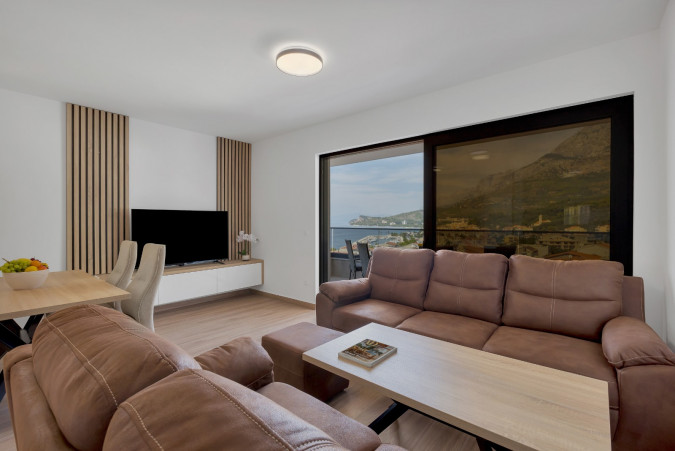 Apartment 2+2, Apartments Lux in Tučepi mit Meerblick, Aufzug und Garage, Dalmatien - Kroatien Tučepi