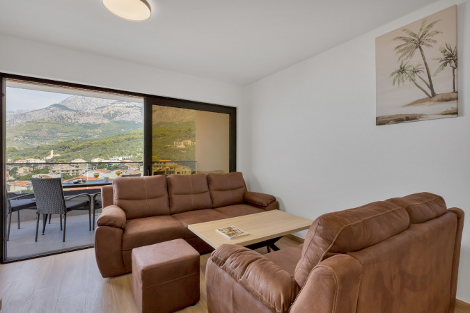 Apartment 2+2, Apartments Lux in Tučepi mit Meerblick, Aufzug und Garage, Dalmatien - Kroatien Tučepi