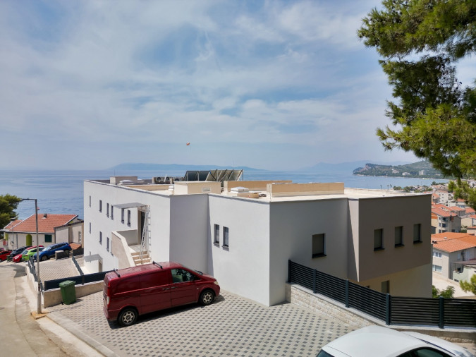 Au&szlig;enbereich, Apartments Lux in Tučepi mit Meerblick, Aufzug und Garage, Dalmatien - Kroatien Tučepi