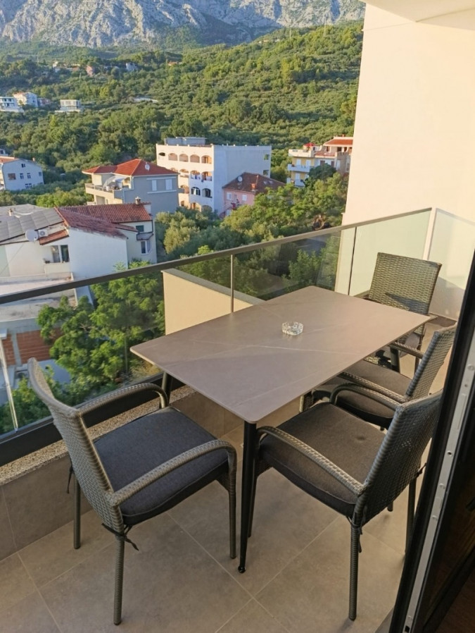 Au&szlig;enbereich, Apartments Lux in Tučepi mit Meerblick, Aufzug und Garage, Dalmatien - Kroatien Tučepi