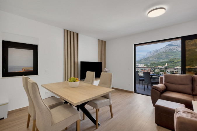 Apartment 2+2, Apartments Lux in Tučepi mit Meerblick, Aufzug und Garage, Dalmatien - Kroatien Tučepi