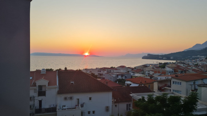 Au&szlig;enbereich, Apartments Lux in Tučepi mit Meerblick, Aufzug und Garage, Dalmatien - Kroatien Tučepi