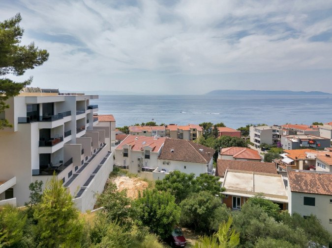 Studio Apartment 2+1, Apartments Lux in Tučepi mit Meerblick, Aufzug und Garage, Dalmatien - Kroatien Tučepi